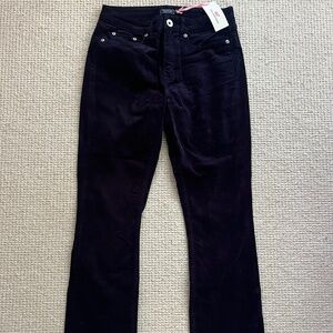 Vineyard Vines Womens Navy Kick Crop Corduroy Pant (27)